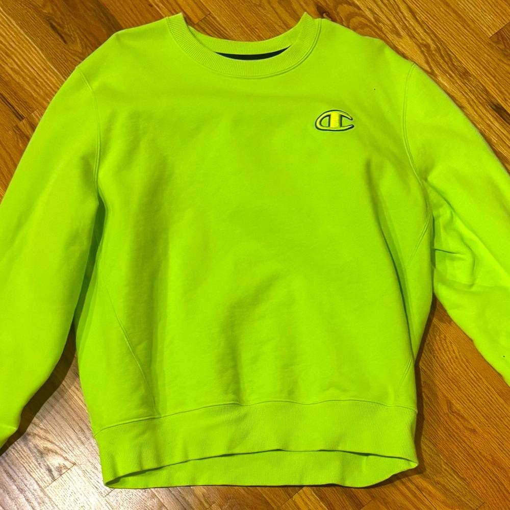 Champion Lime Green Sweatshirt